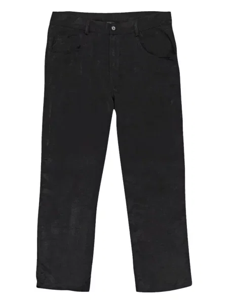 Saténové kalhoty Callipygian černé