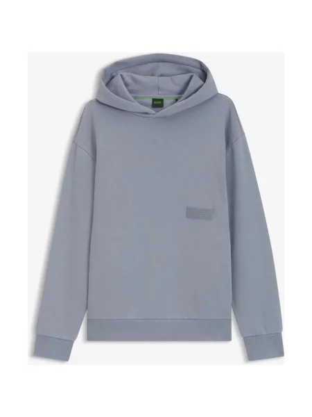 Bluza z kapturem BOSS SW S niebieska