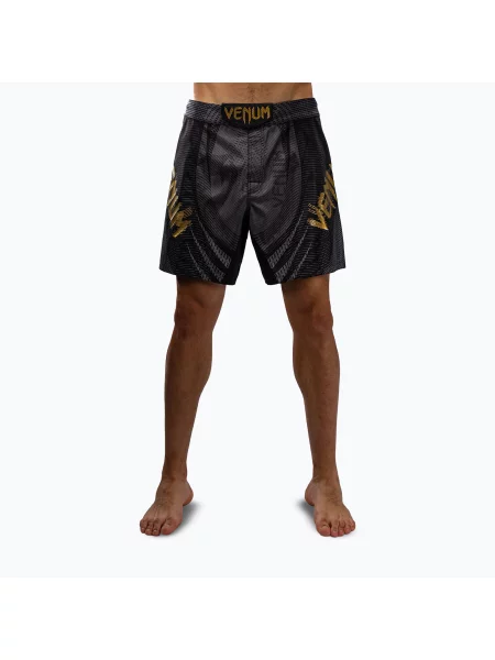 Pantaloni scurți de antrenament pentru bărbați Venum Galactic Fight black/gold negru