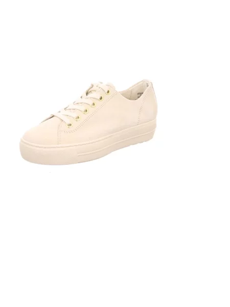 Sneakersy Paul Green skórzane beżowe