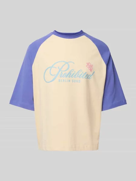 T-shirt z nadrukiem z logo Prohibited
