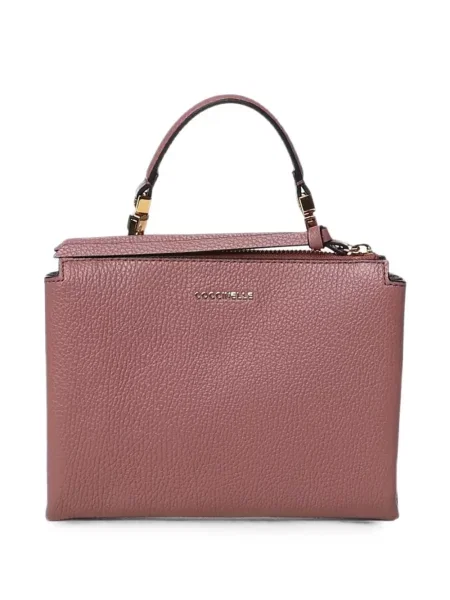 Geantă shopper Coccinelle din piele roz