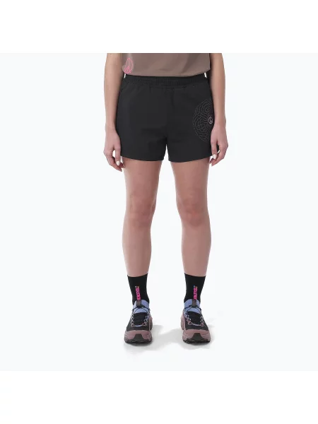 Pantaloni scurți de alergare pentru femei Salomon SHKout Courtney 4" deep black negru