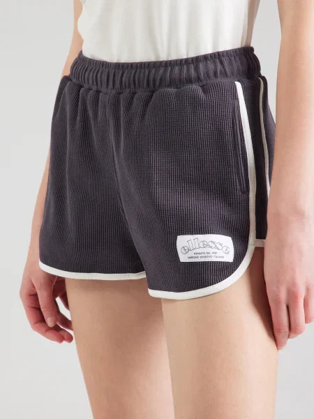 ELLESSE Hlače HALLSAT temno siva bela