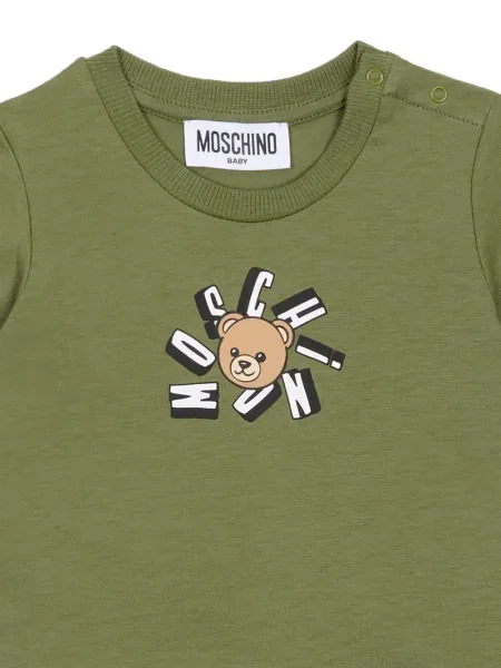 Koszulka dziecięca Moschino zielona