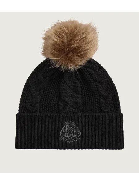 Lauren Ralph Lauren Căciulă brocart / gri deschis negru