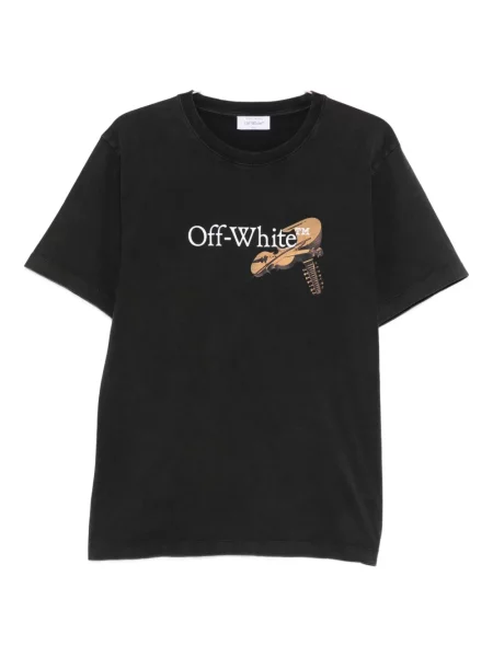 Tricou Off-white cu imagine alb