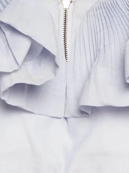 Top Zimmermann plisat albastru