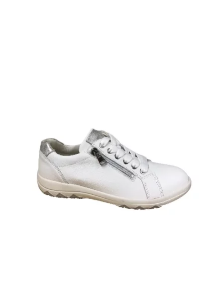 Sneakersy Waldläufer skórzane białe