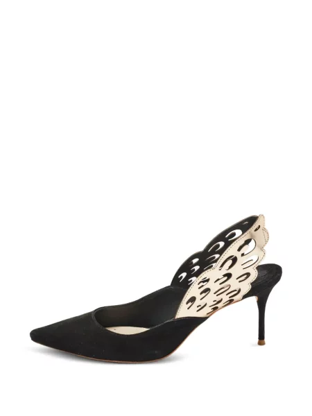 Pantofi cu toc Sophia Webster slingback negru