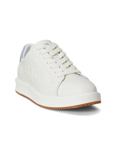 Sneakersy Ralph Lauren skórzane białe