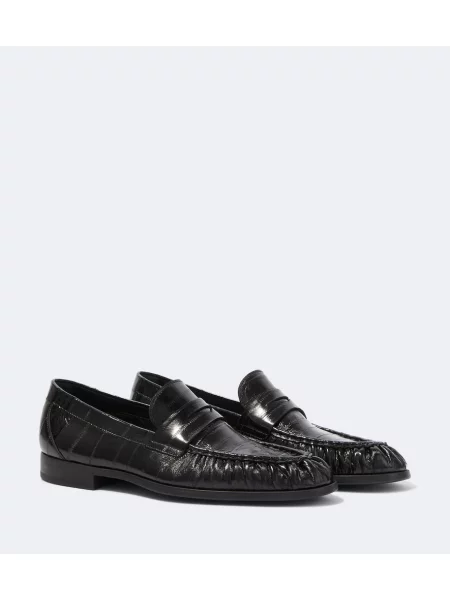 Pantofi loafer Magnanni din piele negru