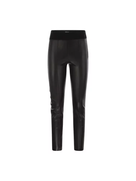 Spodnie Brunello Cucinelli ze stretchu czarne