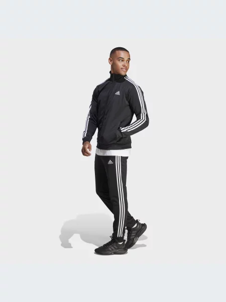 Костюмный переработанный костюм Adidas черный