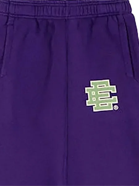 Pantaloni Eric Emanuel cu imagine alergare violet
