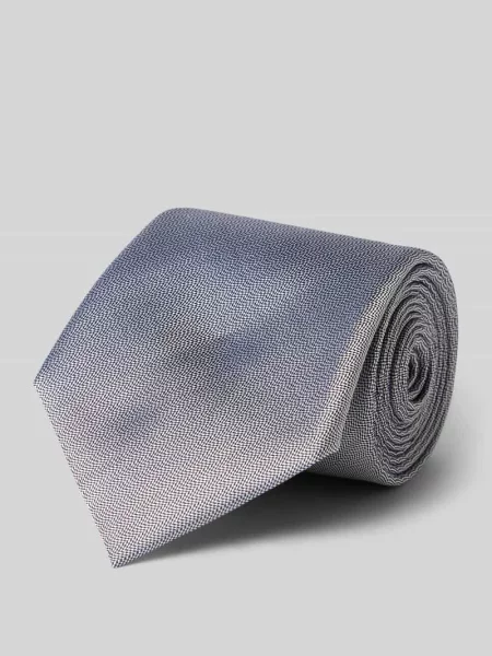 Krawat z jedwabiu 8 cm Joop! Collection granatowy