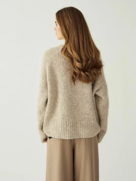 Noella Pulover N-Monika Knit nisipiu