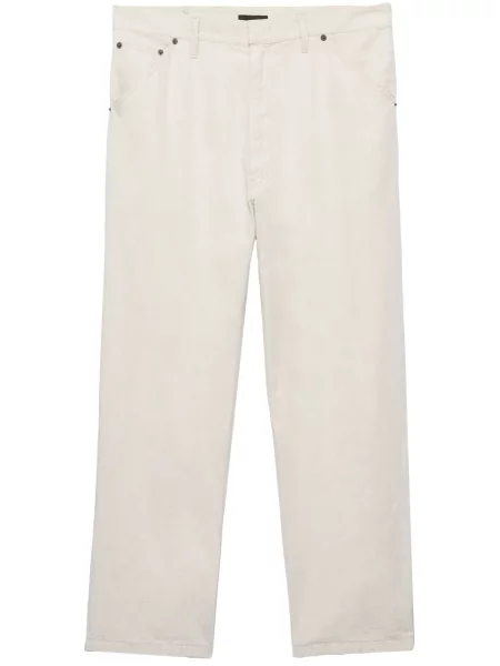 Pantaloni Prada alb