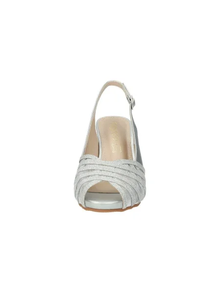 Pantofi Prestigio argintiu