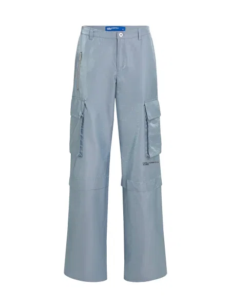 KARL LAGERFELD JEANS Pantaloni cu Iridescent' albastru