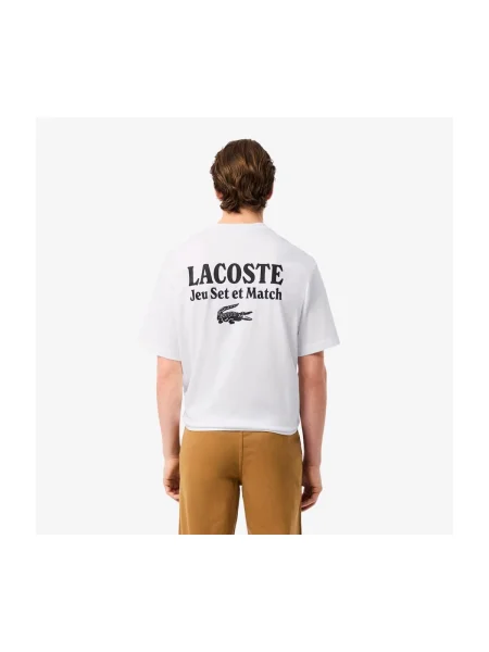 Tričko Lacoste biela