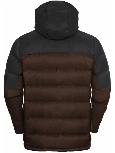 Пуховик Jack Wolfskin коричневый