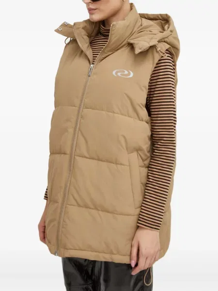 Vestă Résumé cu imagine maro