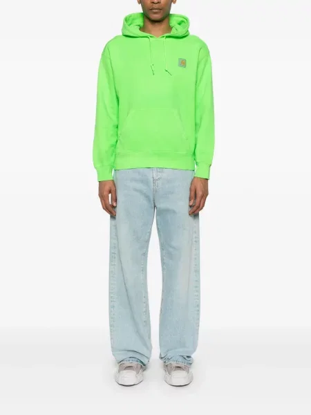 Hanorac cu glugă Carhartt Wip verde