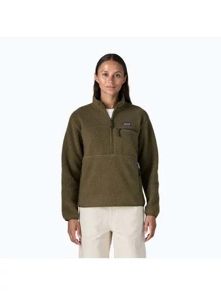 Bluză fleece pentru femei Patagonia Retro Pile Marsupial basin green verde