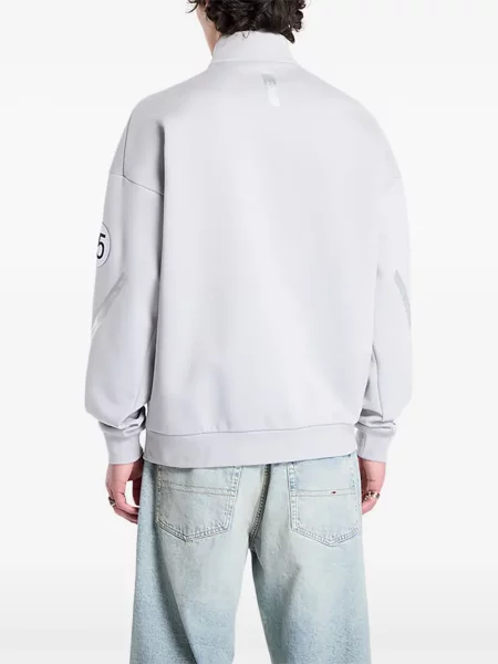 Šněrovací pruhované krajkové kalhoty Adidas modré
