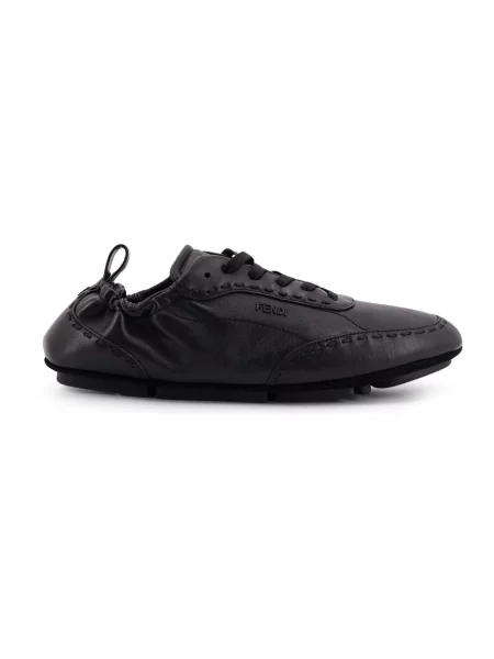 Sneakersy Fendi wiązane czarne