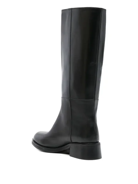 Botine L Arianna din piele negru