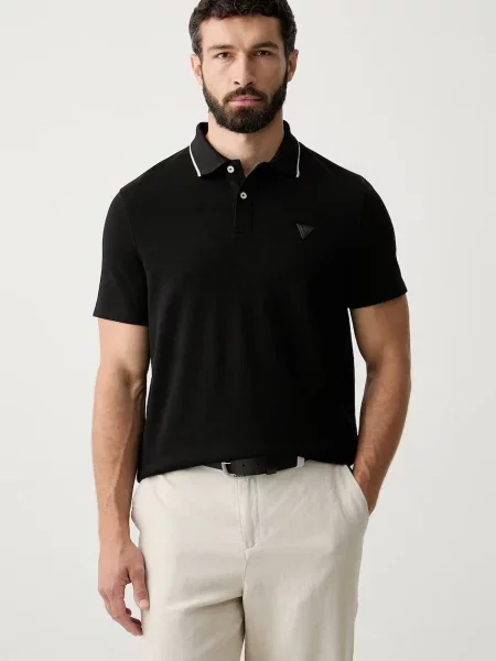 Tricou polo Guess negru