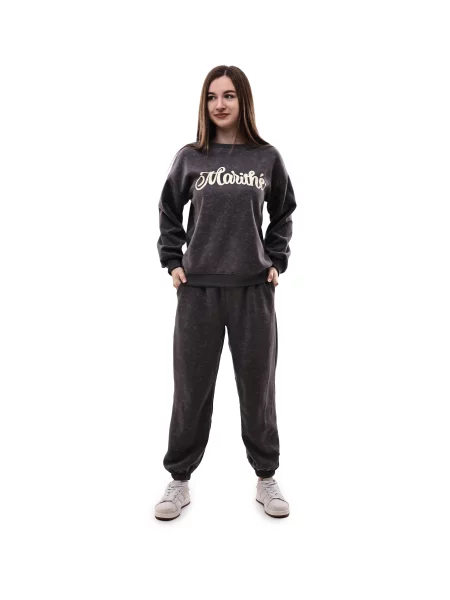 Спортивний костюм LUMO графіт віскоза/поліестер