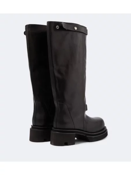 Cizme Rick Owens din piele negru