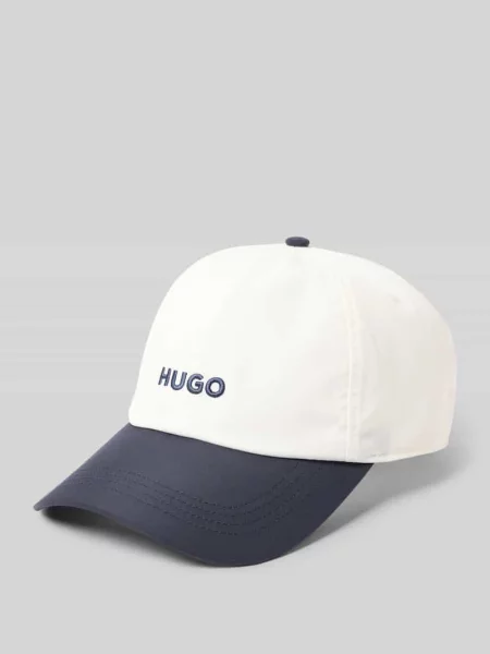 Czapka z daszkiem z wyhaftowanym logo model JAKE-OX-N' Hugo biała