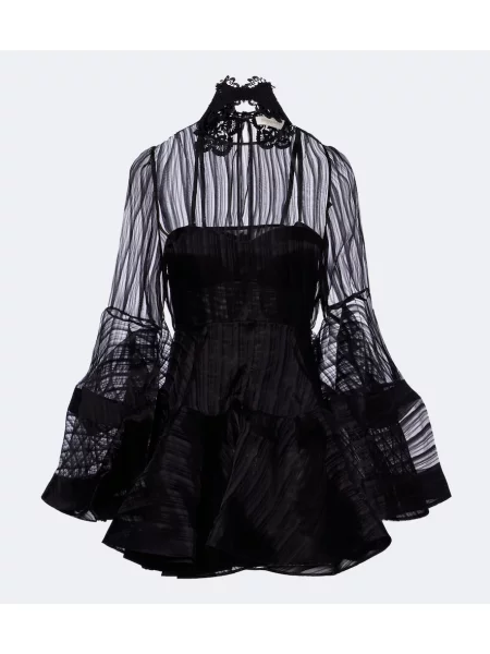 Rochie Zimmermann de mătase negru
