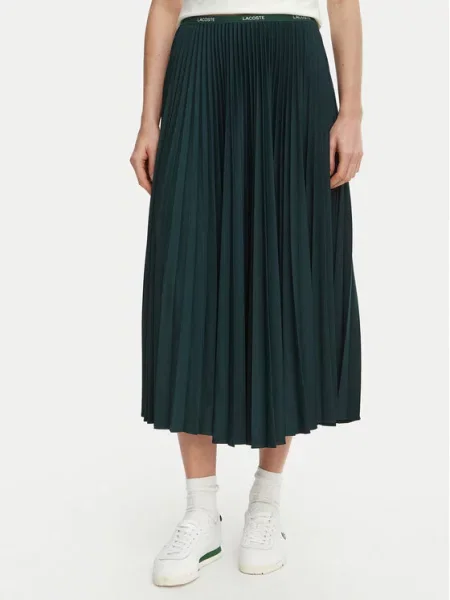 Lacoste Fustă plisată închis verde
