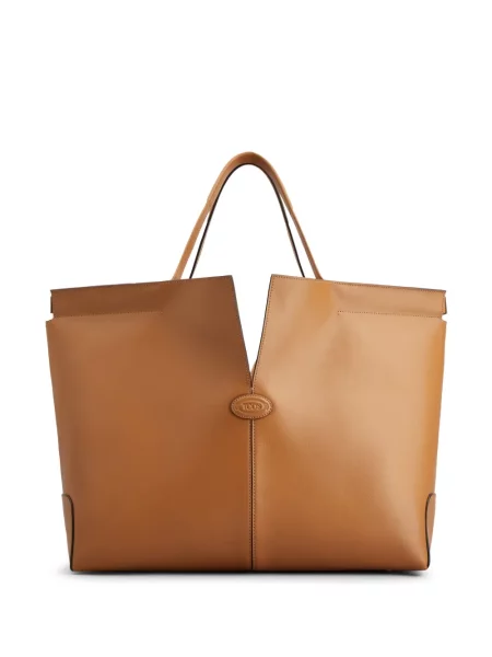 Geanta de piele Tod's din piele maro