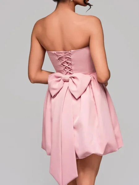 Rochie de seară Edoti de costum gri