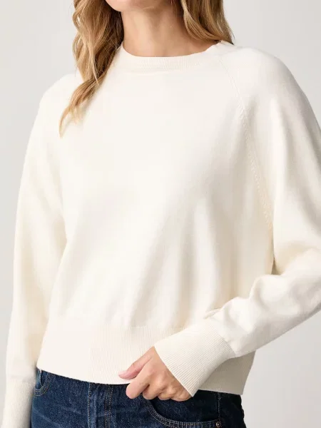 United Colors of Benetton sweter z wiskozą beżowy