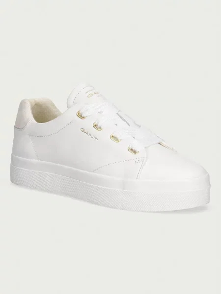 Gant Avona sneakers pentru femei din piele alb