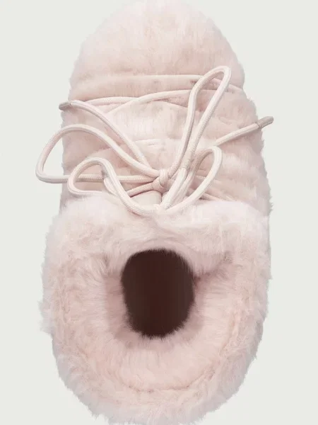 Moon Boot MB ICON LOW FAUX FUR hócsizma női rózsaszín