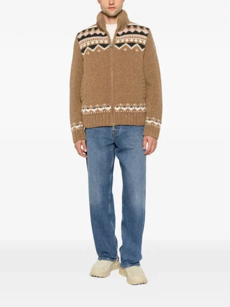 Geacă Moncler maro