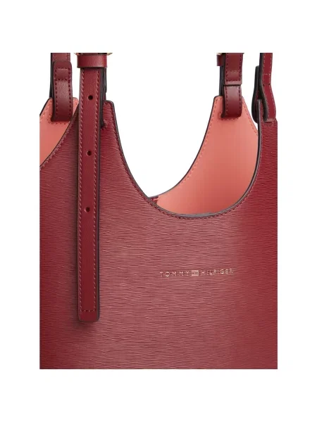 Shopper kabelka Tommy Hilfiger červená