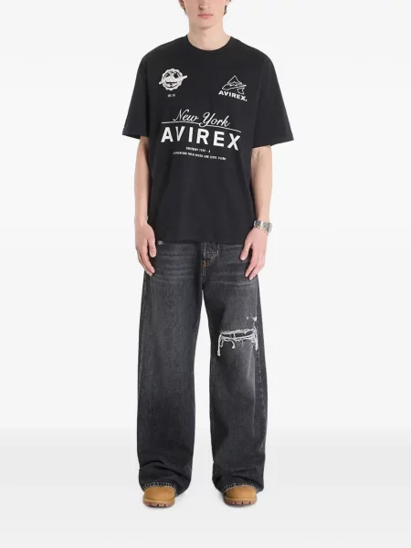 Tricou Avirex cu imagine negru