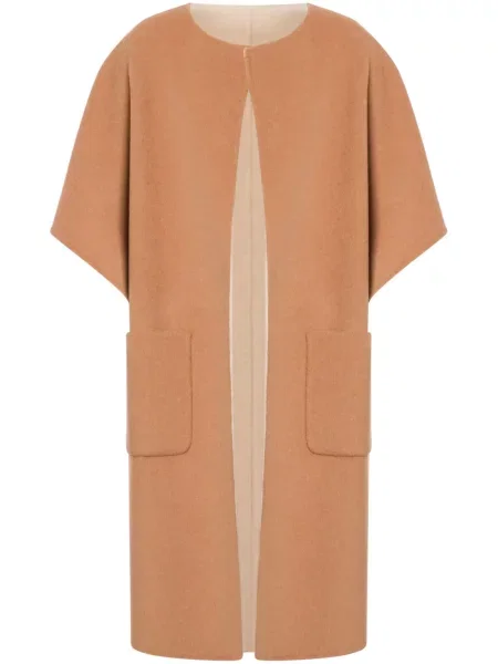 Palton Philosophy Di Lorenzo Serafini tricotate portocaliu