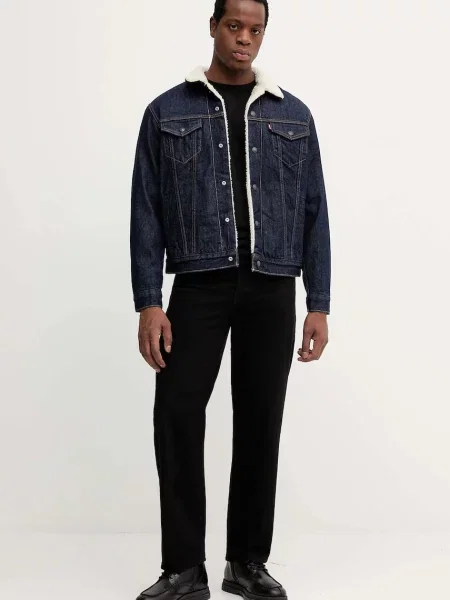 Levi's jachetă scurtă pentru bărbați din catifea reiată TYPE 3 SHERPA