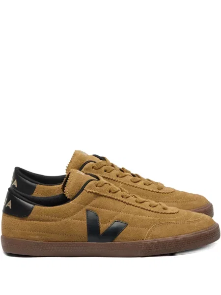 Sneakerși Veja din piele de căprioară