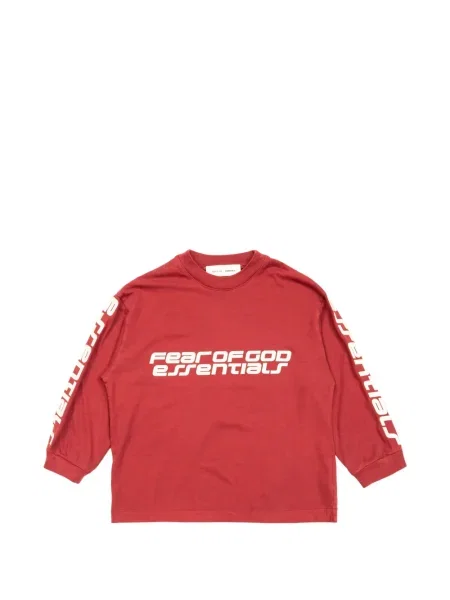 Koszulka dziecięca Fear Of God Essentials czerwona